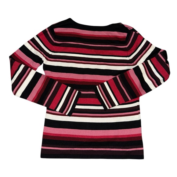 New York & Company Multicolor V-Neck Sweater - Picture 2 of 3